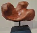 Wooden sculpture "Reclining Woman"