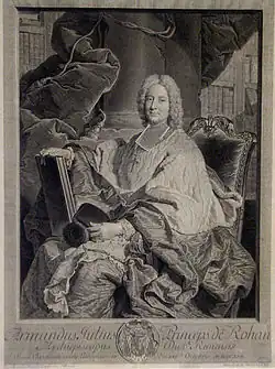 Armand Jules de Rohan-Guéméné (1695–1762) Duke-Archbishop of Reims and Peer of France