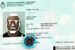 Sample of Unique Argentine Identity Cards