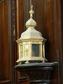Reliquary of Saint Rusticule exhibited at the Church of the Major in Arles