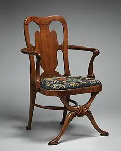Armchair, British, circa 1720