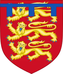 Arms of King Edward II whilst Prince of Wales