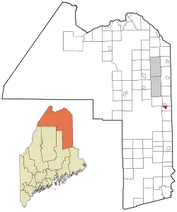 Location of Blaine, Maine