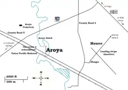 Aroya vicinity map