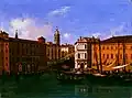 80. Giuseppe Canella, Barconi a Rialto, 1833