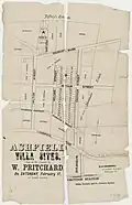 Ashfield Villa Sites, c.1890, W Pritchard, Arthur St, Croydon St, Liverpool Rd, Milton Rd.