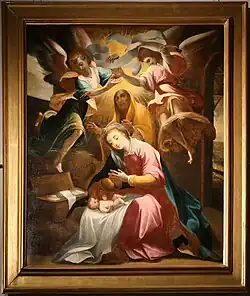 Natività con gloria d'angeli, Musée Fesch, Ajaccio
