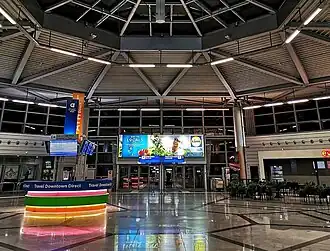 The station concourse, 2020