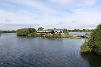 Nature Centre viewed from the main footbridge