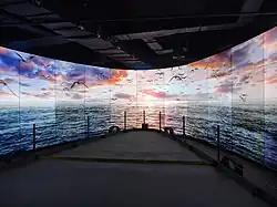 One of the Augmented reality exhibits of the Navy Gallery at the Bangladesh Military Museum