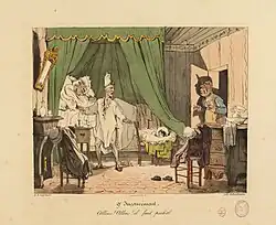 Inconvéniens d'un voyage en diligence, plate 9, 1826, Musée Carnavalet.