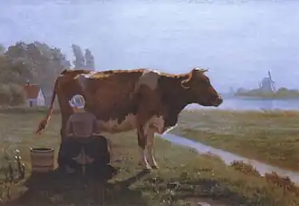 A misty morning, Holland (1874)