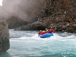 Rafting on the eastern Jökulsá
