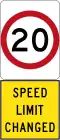 New 20&nbsp;km/h Speed Limit (used in South Australia)