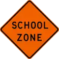 (W6-216-ACT) School Zone (used in the Australian Capital Territory)