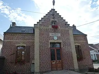 The town hall of Autingues