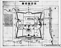 Drawing of Đồ Bàn citadel in 1913