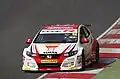 Shedden's Honda Civic Type R (FK2) at Brands Hatch in the 2015 BTCC season