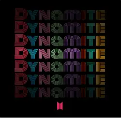 Cover for BTS' single "Dynamite", 2020