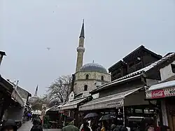 Baščaršija under the snow