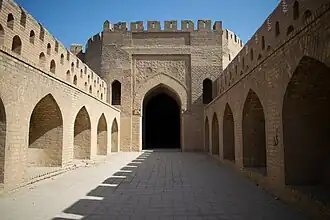 Bab al-Wastani (1221), the only Abbasid-era gate of Baghdad preserved today