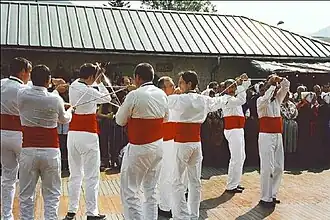 The Bacchu-ber, a sword dance, in Pont-de-Cervières (France)