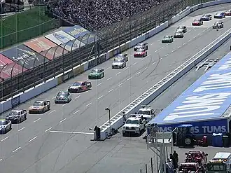 Back Stretch of Martinsville Speedway