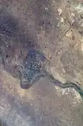 Baikonur and Syr Darya River