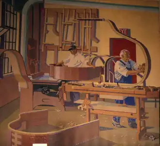 Piano making (Baldwin Piano Company)