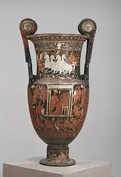 Ancient Greek volute krater; 320–310 BC; ceramic; height: 1.1 m; Walters Art Museum (Baltimore, US)