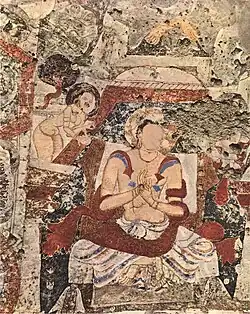 Western Buddha, Niche, ceiling, east section E1 and E2.[40]