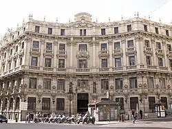 Headquarters of the Banco Hispano Americano in Madrid (1902–1905).