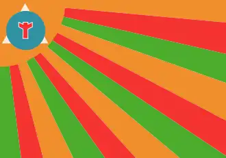 Proposed flag for the future state of Tocantins, 1987&nbsp;– 1988