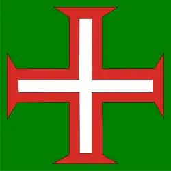 War flag of Portugal during the Portuguese Restoration War
