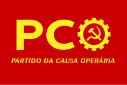 Flag of the Workers' Cause Party (Brazil)