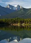 Haddo and Mount Aberdeen reflected in Lake Herbert