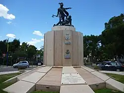 Monument in Barletta, which commemorates the challenge of the same name.