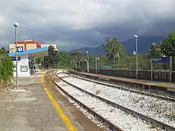 Baronissi station, located next to Sava