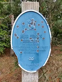 Barr Beacon Beeches planted by Sir Joseph Scott BART, of Great Barr Hall circa 1799 - Walsall MBC - 1997