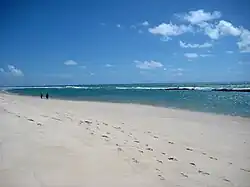 Beach in Barra de São Miguel