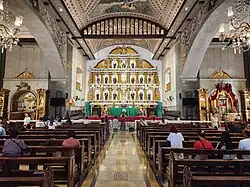 Nave and main sanctuary in 2024