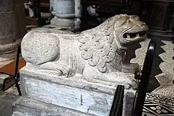 Romanesque Lion sculpture
