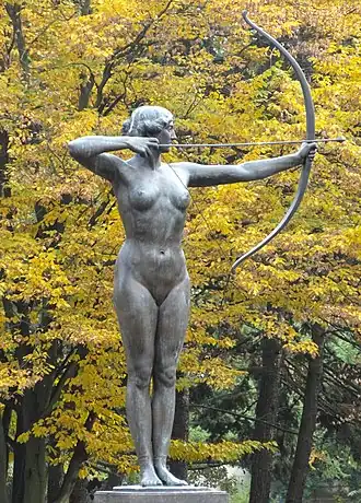 "The archer", by Ferdinand Lepcke, funded by Lewin Louis Aronsohn