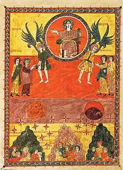 Opening of the Sixth Seal, Gerona Beatus, by 975