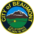 Official seal of Beaumont, California