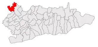 Location in Călărași County