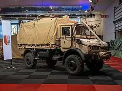 A 2022 model of Jankel Light Transport Tactical Vehicle used by Special Forces Group (Belgium)