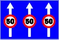 F91: Speed limit on certain lanes