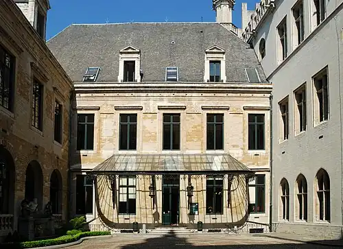 North-western façade of the inner courtyard