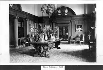 Oak Reception Hall circa 1929–30